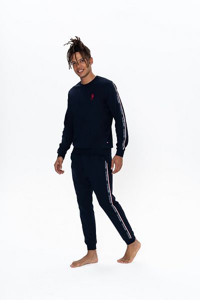 U.S. Polo Assn. Πόλο Ασν. Ανδρικό σετ πιτζάμες με λεπτομέρεια με κουτί - SRK3.18V92I3V