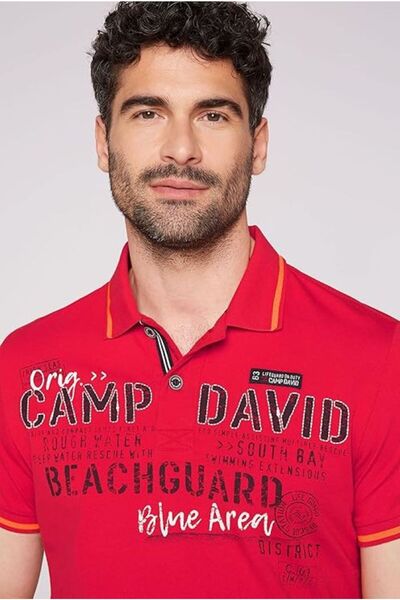 Camp David POLO YAKA T-SHİRT