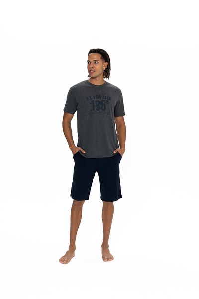 U.S. Polo Assn. Πόλο Ασν. Σετ πιτζάμες με ανδρικό σχέδιο για το σπίτι - SRK3.18X88A4D