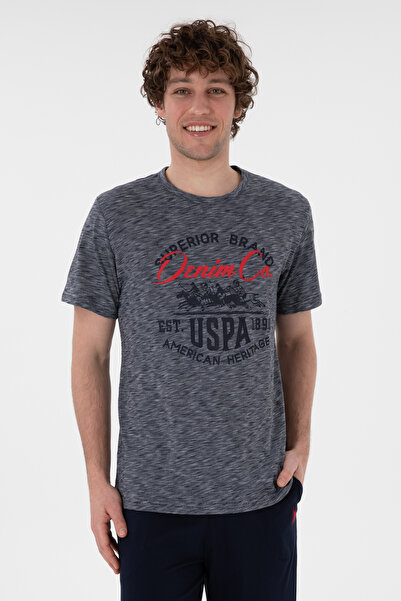 U.S. Polo Assn. Erkek Bisiklet Yaka Lacivert Pijama Takımı 50309274-VR033