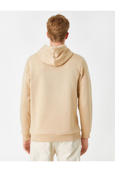 Koton Ανδρικό Φούτερ Μπεζ 3wam70050mk