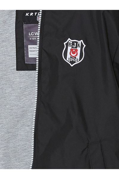 LC Waikiki Pelernă de ploaie pentru băiat cu glugă imprimată LCW