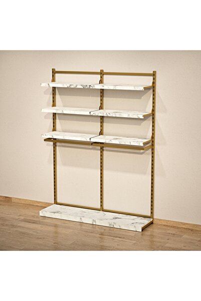 RAF MARKETİ GİYİNME ODASI RAF SİSTEMİ,LÜX ASKILIK SİSTEMİ, MAĞAZA RAF SİSTEMİ,BUTİK RAF SİSTEMİ 190*H220