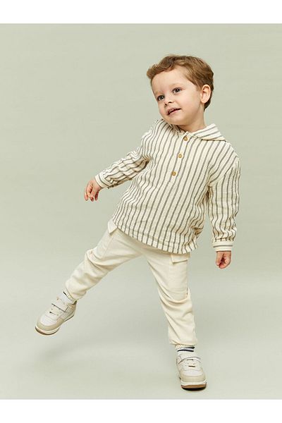 LC Waikiki Hooded Baby Boy Sweatshirt and Pants 2 Pcs