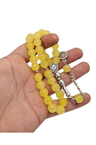 Han Ticarethane Προσαρμοσμένο γυάλινο ροζάριο με κομμένο λεμόνι κίτρινο σφαίρα