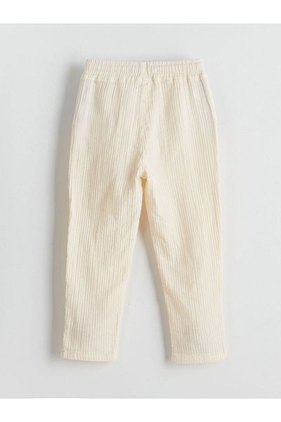 LC Waikiki New Season Elastic Waist Combed Cotton Boy's Pants - S5DF20Z1