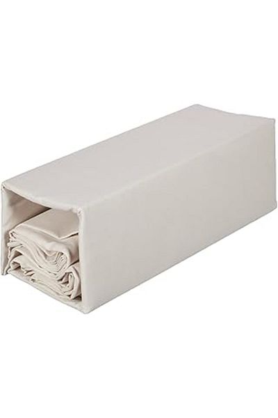 Mu Art Ahşap Karaca Home Ecru 100% Cotton Flat Sheet 160 Cm X 240 Cm