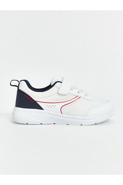 LC Waikiki Lcw Steps White Lace-Up and Velcro Boys' Sneakers
