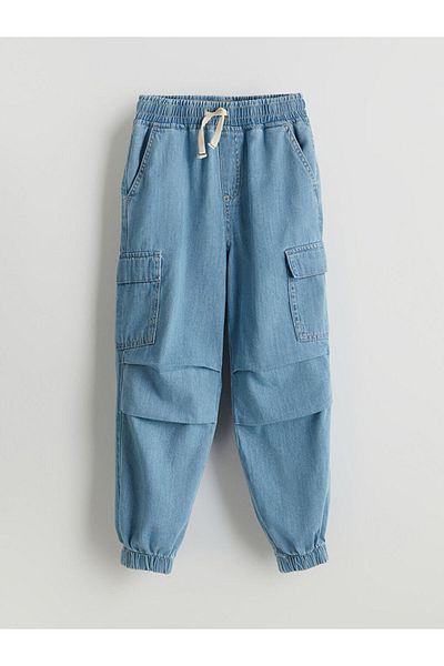 LC Waikiki Boys' Jean Trousers with Elastic Waist -