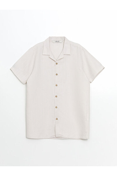 LC Waikiki Rmz Gi̇yi̇m Farkiyla Short Sleeve Boys' Shirt