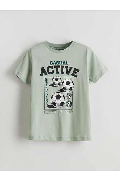LC Waikiki Σετ Πιτζάμες Boy's Crew Neck με σορτς