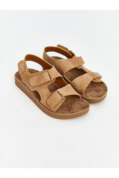 LC Waikiki New Season Leather Look Boy's Sandals - S5Hk43Z4