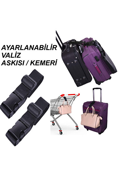 Ferdys Ayarlanabilir Valiz Askısı, Ayarlanabilir Bavul Kemer Askıları, Çanta ...
