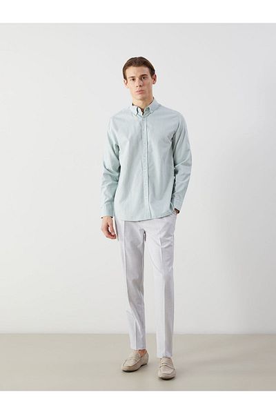 LC Waikiki Slim Fit Long Sleeve Oxford Men's Shirt