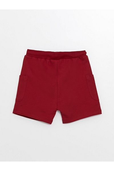 LC Waikiki Lcw Printed Baby Boy Shorts with Elastic Waist