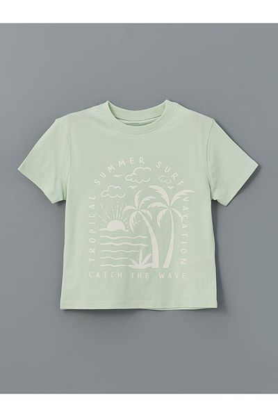 LC Waikiki Crew Neck Printed Boys' T-Shirt 3 Pack