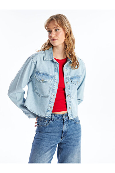 LC Waikiki Жіноча куртка-сорочка оверсайз з прикрасами