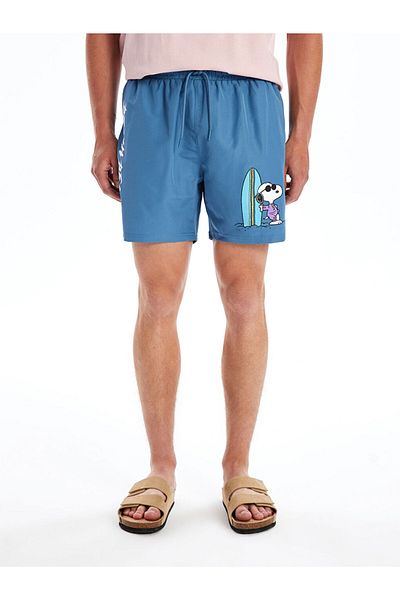LC Waikiki Lcw Short Size Printed Men's Swim Shorts Fast Fashion