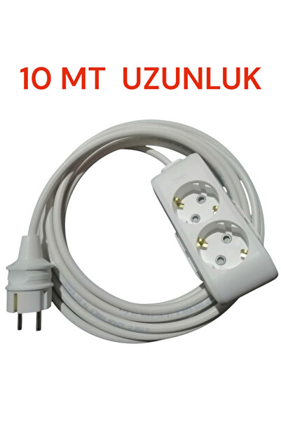 VİKO 2li Grub Priz Ara Kablosu Uzatıcı Viko 1.2.3.4.5....20 mt kablo uzunluk ...