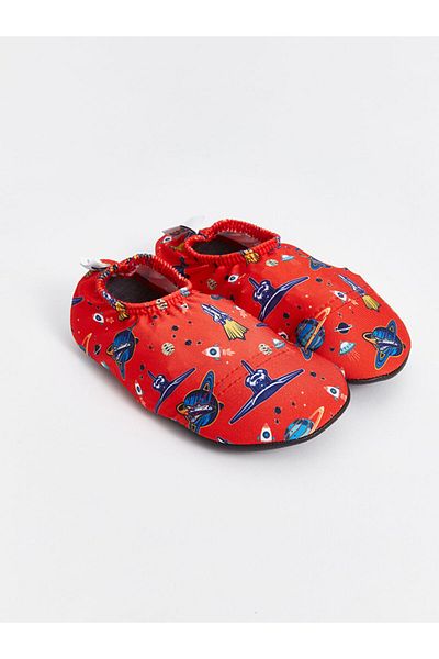 LC Waikiki Printed Baby Boy Sea Shoes