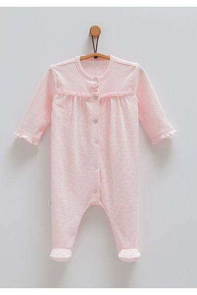 Caramell 100% Organic Pyton Bird Baby Romper 0-6 Adjustment