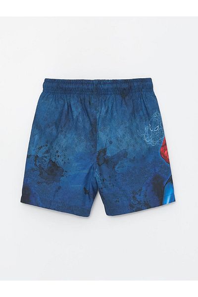 LC Waikiki New Season Spider-Man Printed Quick Dry Uv Protection Boys Sea Shorts -