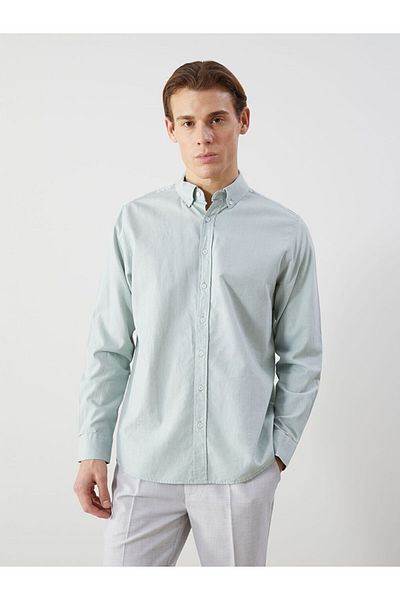 LC Waikiki Slim Fit Long Sleeve Oxford Men's Shirt