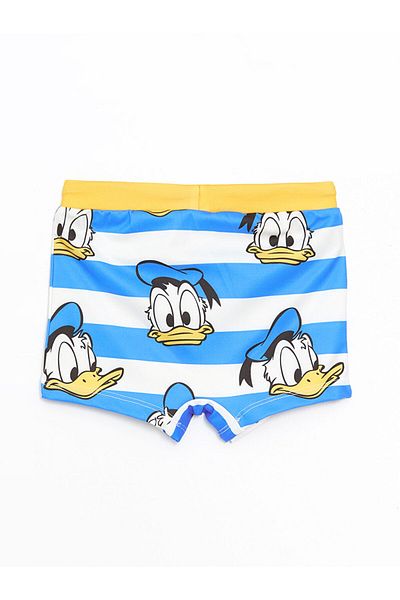 LC Waikiki Lcw Uv Protection Printed Baby Boy Swim Shorts with Elastic Waist