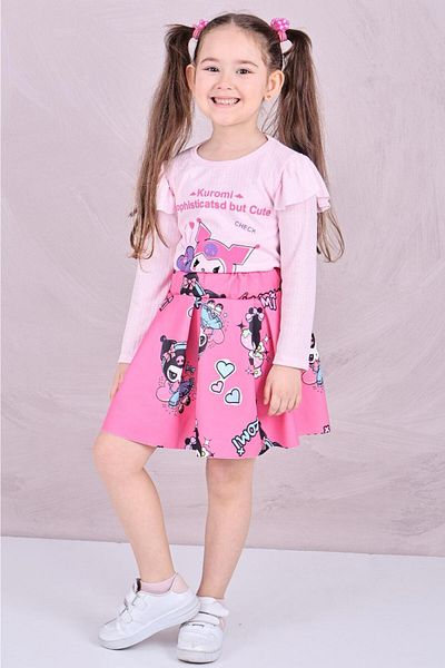 BH GİYİM Kuromi Skirt Girl Suit