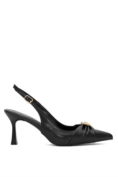 Ayakkabı Fuarı Elit Pm537 K1510C Women's Classic Heeled Shoes Black