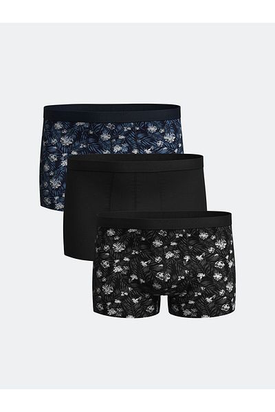 LC Waikiki New Season Standard Fit Βαμβακερά εύκαμπτα ανδρικά μποξερ 3 τεμαχίων - S54897Z8
