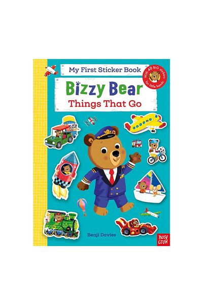 Nosy Crow Bizzy Bear -First Stiker Kites -Gitgit Eleyenler