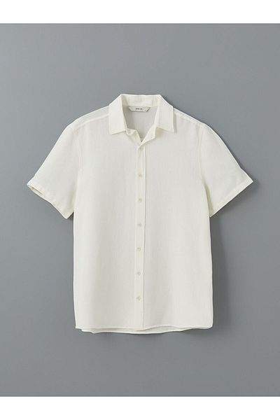 LC Waikiki New Season Regular Fit Short Sleeve Men's Shirt - S5Jq90Z8