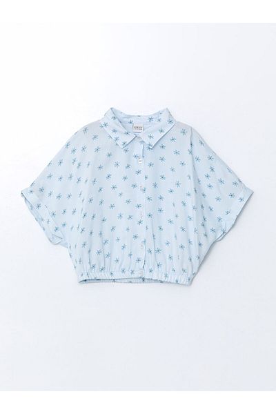 LC Waikiki Floral κοριτσίστικη μπλούζα Crop