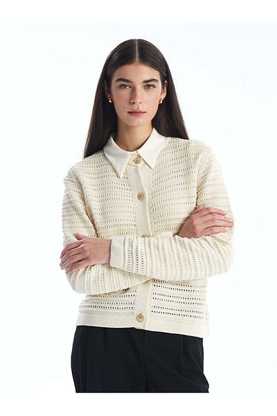LC Waikiki V-Neck Women's Knitwear Cardigan