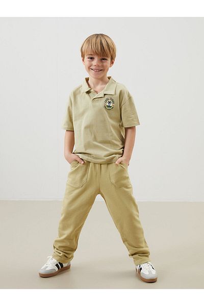 LC Waikiki Elastic Waist Boys' Tracksuit Bottom S57098Z1Nvy