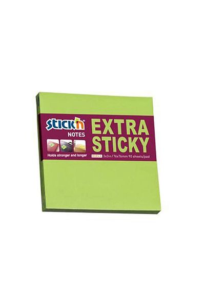 Gıpta Stickn 76x76 Neon Green Extra Adhesive Note Holder 90 Yp