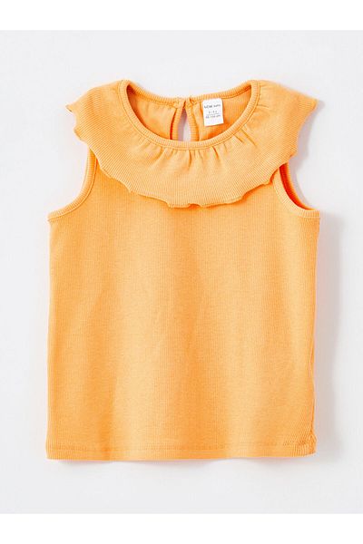 LC Waikiki Lcw Crew Neck Floral Baby Girl Undershirt Set of 2