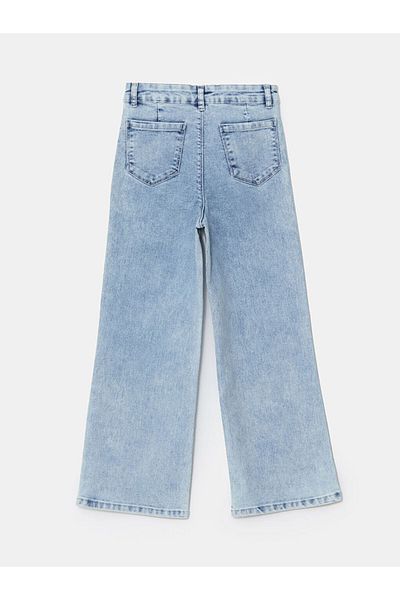 LC Waikiki Pantaloni de jeans pentru fete cu talie elastică reglabilă