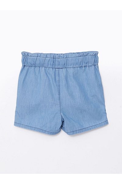 LC Waikiki Pantaloni scurți de jeans pentru fete LCW cu talie elastică