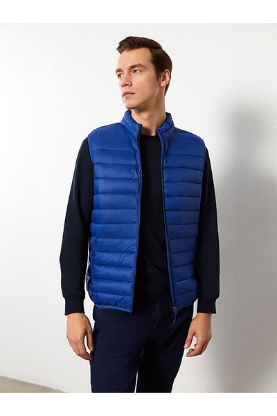 LC Waikiki Standard Mold Stand Collar Men's Puffer Vest