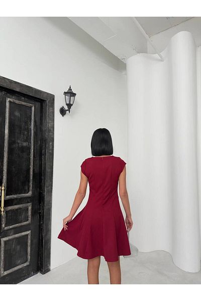 ARK MAĞAZALARI Rochie Fit & Flare pentru femei, atât elegantă, cât și confortabilă, pentru ocazii zilnice și speciale