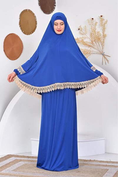 BOYRAZ Seasonal Double Piece Women's Tauzetted Prayer Dress