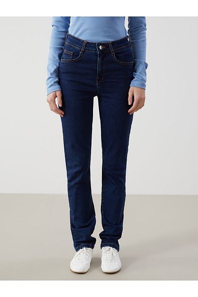 LC Waikiki Pantaloni Jean de damă Straight Fit