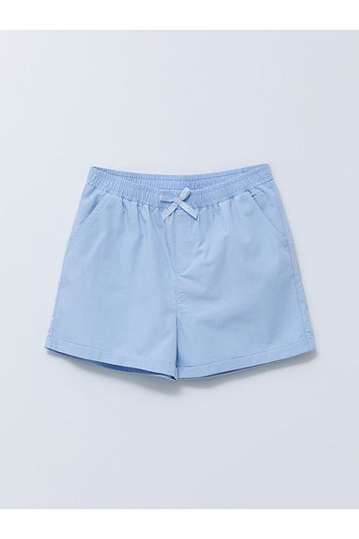 LC Waikiki Sort pentru fete din poplin de bază cu talie elastică sezon nou - S28640Z4