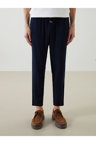 LC Waikiki Standard Pattern Linen Blended Men's Trousers