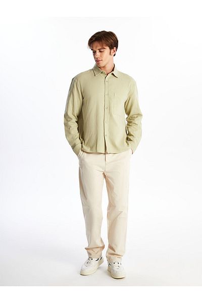 LC Waikiki New Season Comfortable Fit Gabardine Men's Trousers - S4Mt95Z8
