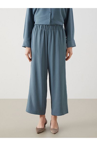 LC Waikiki Lcw Women's Elastic Waist Trousers Fast Fashion