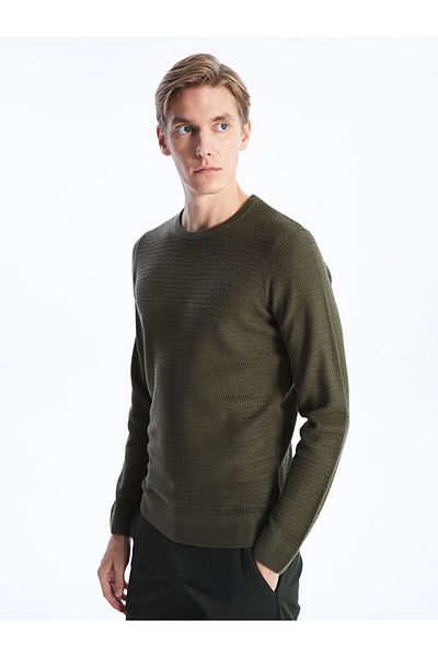 LC Waikiki Lcw Crew Neck Men's Knitwear Sweater Fast Fashion