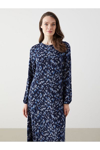 LC Waikiki New Season Crew Neck Patterned Women's Dress - S5K174Z8